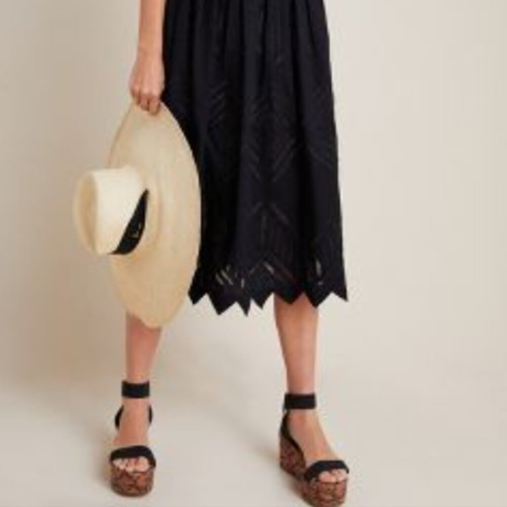 Anthropologie Luiza Black Strapless (& Strapped!) Midi Dress (4) - Picture 10 of 12